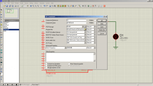 Схема подключения. ISIS Professional (Proteus 7) - Мигание светодиодом на ATmega16 (LED Blinking) — MicroPi (5)