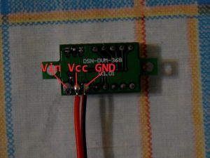 DSN-DVM-368 v3.01 - Цифровой вольтметр. Схема подключения 
