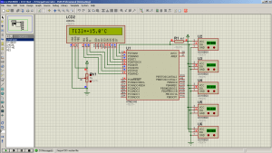Подключение нескольких DS18B20 к ATmega8 на одну шину (1xN Animating 2)