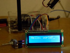 HD44780 к Orange Pi - Маленький курсор