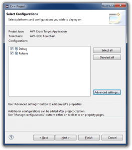 Настройка Eclipse CDT/C++ для программирования AVR микроконтроллеров