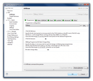 Настройка Eclipse CDT/C++ для программирования AVR микроконтроллеров