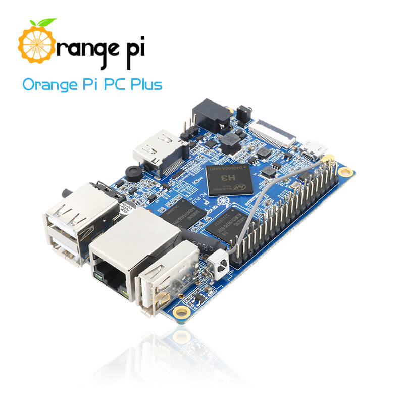 Orange Pi PC Plus - улучшеный Orange PI PC с EMMC Flash на 8 Гб и Wi-Fi