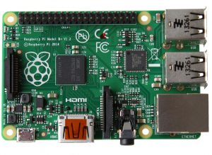 Raspberry Pi 1 Model B+ Plus - вид сверху