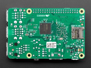 Raspberry Pi 2 Model B v1.2 - вид снизу