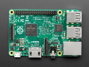 Raspberry Pi 2 Model B v1.2 - вид сверху