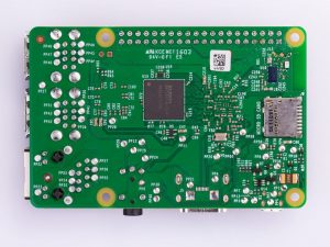 Raspberry Pi 3 Model B - вид сзади