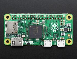 Raspberry Pi Zero V 1.2 - вид сверху