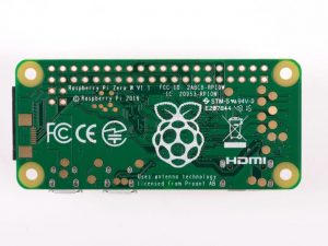 Raspberry Pi Zero W - вид снизу