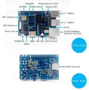 Banana Pi M2 Berry (BPI-M2 Berry) - аналог Raspberry Pi 3 model B от Banana PI - оборудование