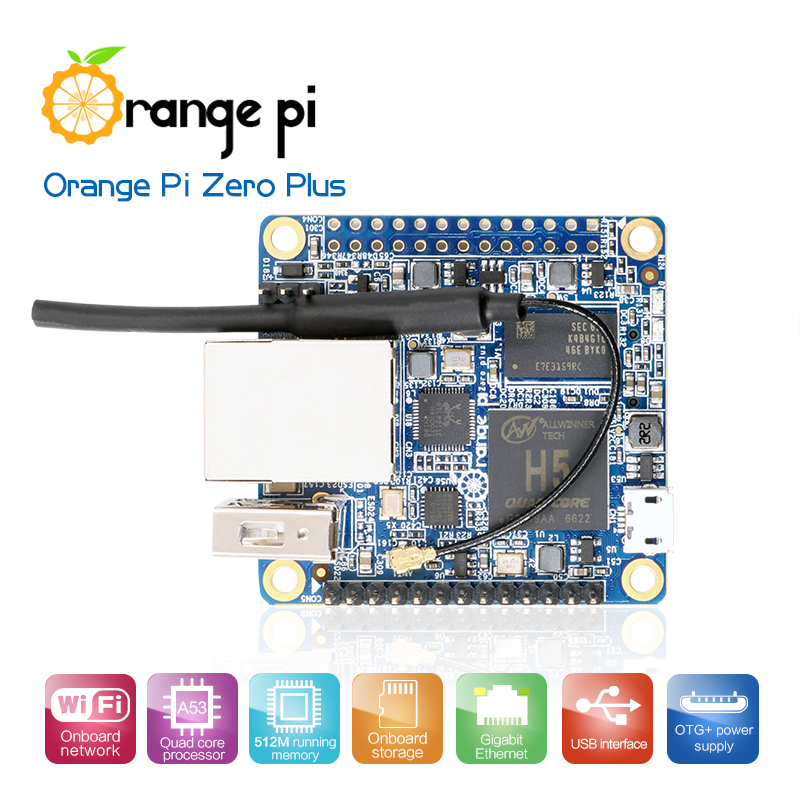 Orange Pi Zero Plus - самый маленький Orange Pi на базе Allwinner H5 и с Gigabit Ethernet