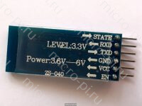 Модуль MLT-BT05 Bluetooth Low Energy (BLE) - вид снизу