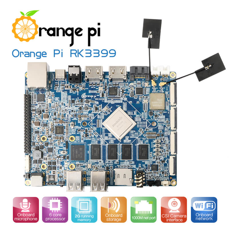Orange Pi RK3399 - одноплатный мини ПК на базе RK3399