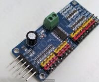 PCA9685 - 16-канальный 12-битный PWM/Servo модуль с I2C интерфейсом