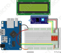 Подключение LCD 1602 HD44780 к Orange Pi по I2C с использованием адаптера PCF8574 и I2C Преобразователя логических уровней 5-3.3В
