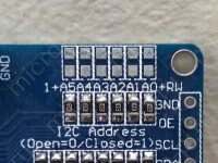 Система установки I2C адреса на PCA9685