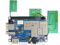 Orange Pi 4G-IoT – одноплатный ПК с 4G, 1 ГБ ОЗУ и 8 ГБ eMMC - вид сверху
