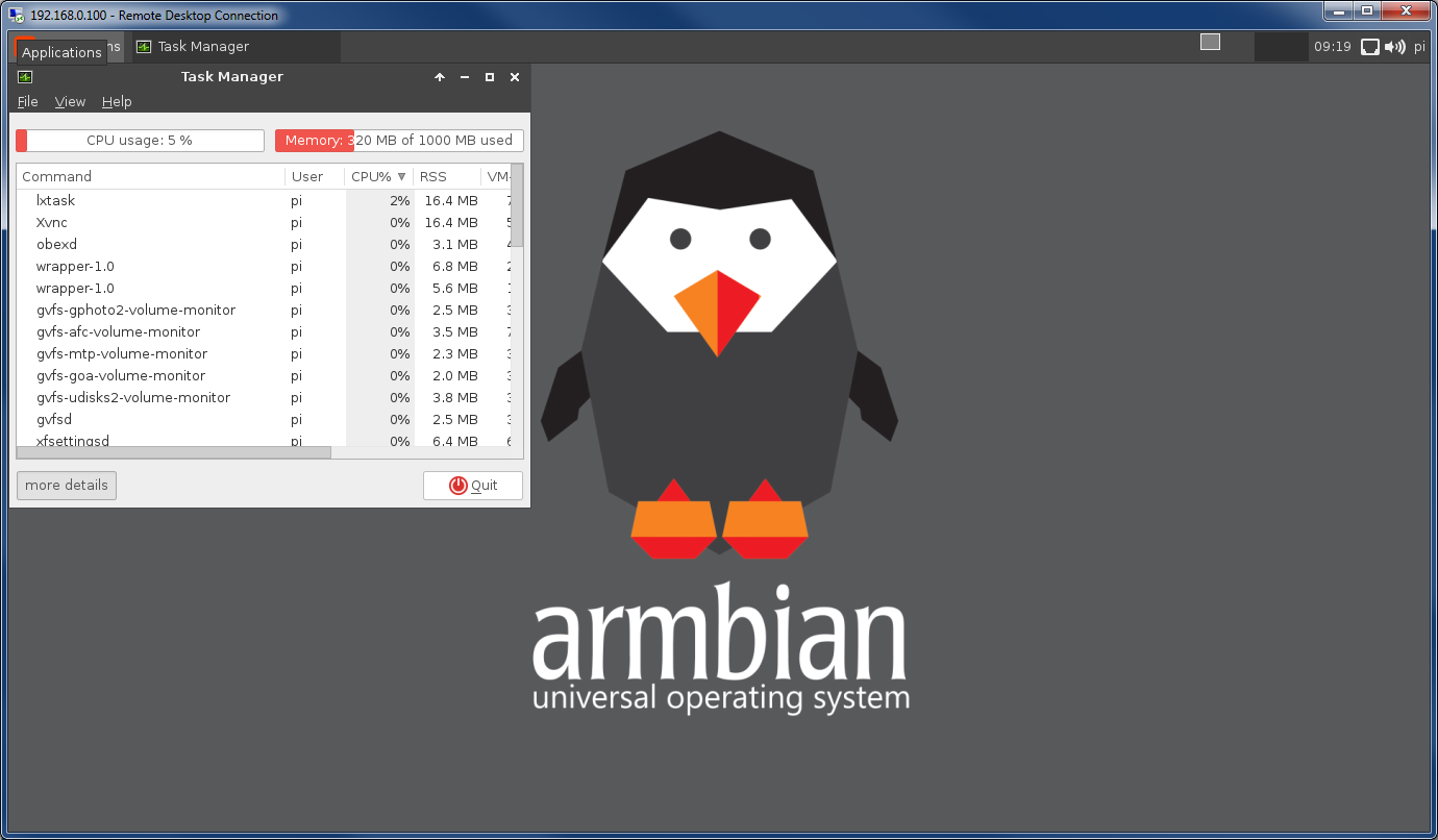 XRDP - Настройка удаленного рабочего стола (RDP) для Armbian на Orange PI PC - Armbian