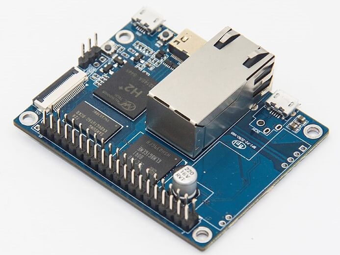 Banana Pi P2 ZERO (BPI-P2 ZERO) - мини компьютер с PoE и eMMC