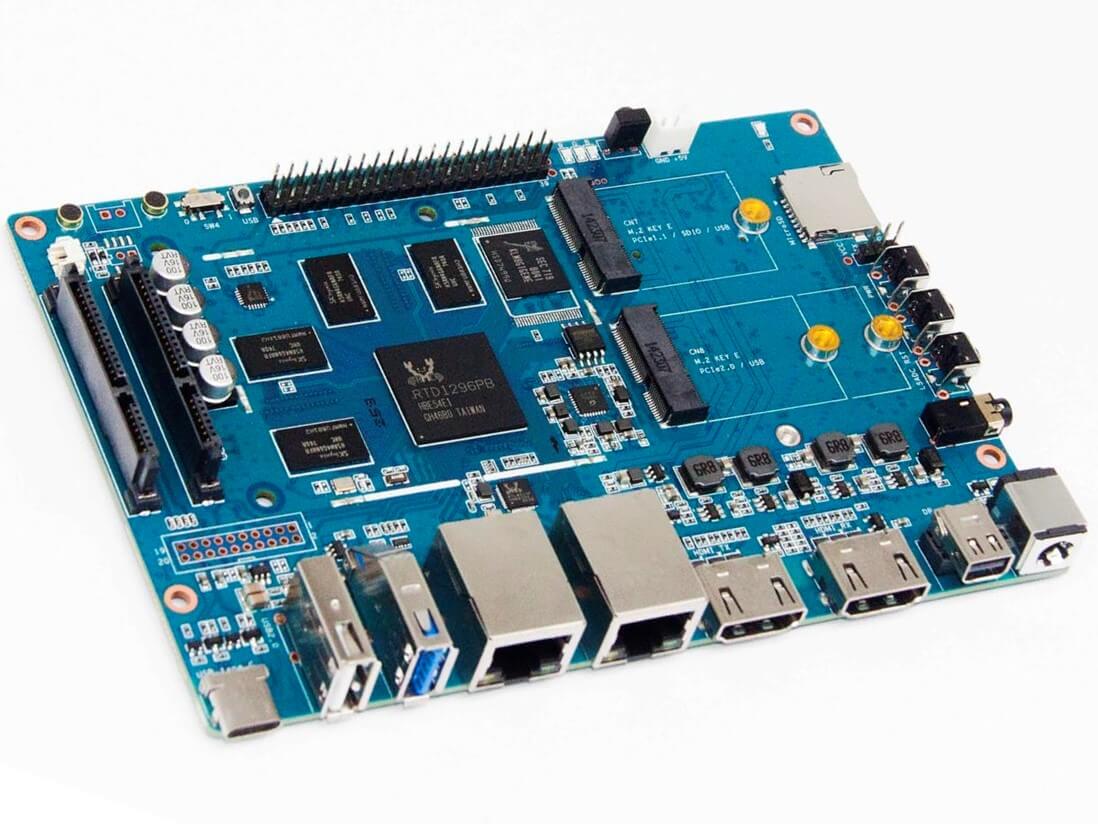 Banana Pi W2 - Мультимедийный маршрутизатор с интерфейсами SATA 3.0, M.2 и PCIe