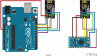 Обмен данными между двумя платами Arduino UNO и Pro Mini через nRF24L01+