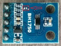 BH1750 - Цифровой датчик освещенности - Система установки I2C адреса