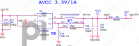 AVCC 3.3V (1A) - orange_pi-zero-v1_11_Page_07 (U5 SY8008B)
