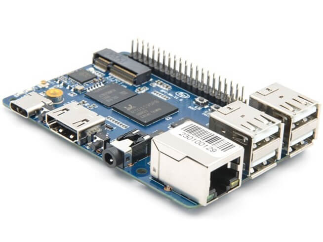 Banana Pi M4 (BPI-M4) - мини-ПК в форм-факторе Raspberry Pi 3 Model B+ на базе RTD1395 и с слотом M.2