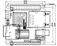NanoPi-NEO 1606 - Размеры