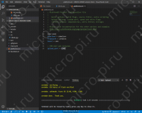 Установка PlatformIO в VS Code - Успешная загрузка