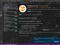 Установка PlatformIO в VS Code - Успешная установка