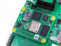 Raspberry Pi Compute Module 4 - Установленный